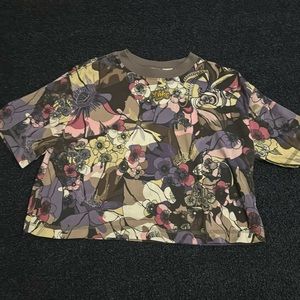 Nike Sportswear Femme Short Sleeve Printed Crop Top